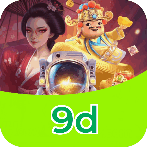 Interface do aplicativo 9d mostrando jogos disponíveis no iOS e Android